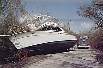 Bertram 42 Convertible-Hurricane Andrew