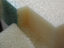 Water penetration into  foam